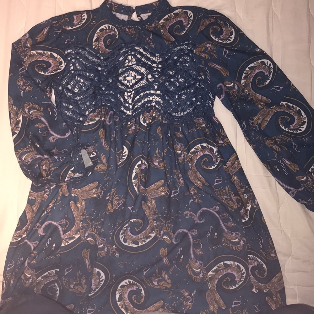 Blue dress